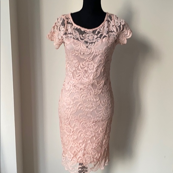 Ambiance Dresses & Skirts - Pink Lace Dress